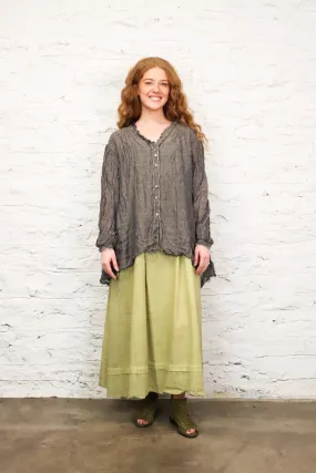 Amano CoLAB Long Pintuck Blouse (2 Colors)