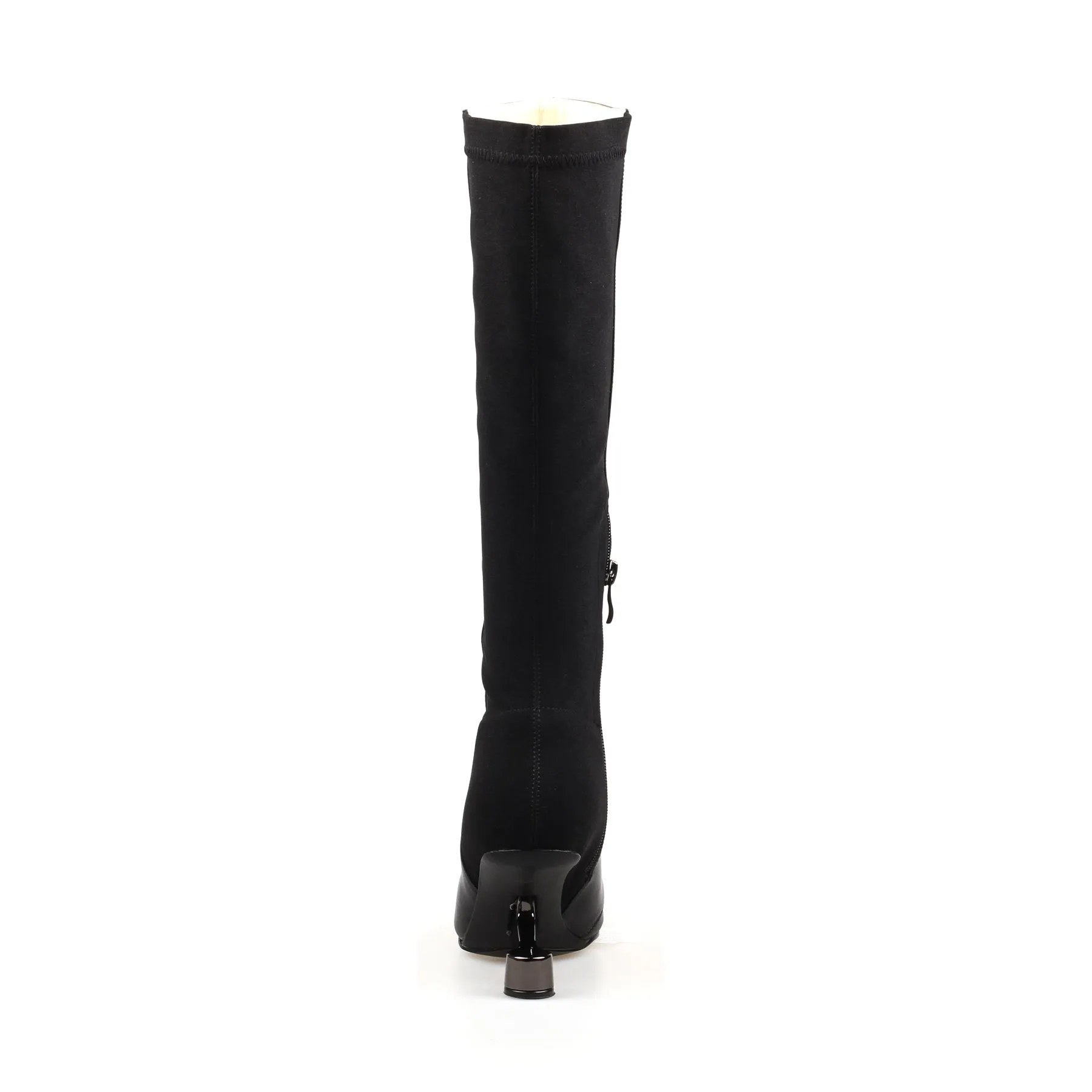 Black Knee-High Leather Boots