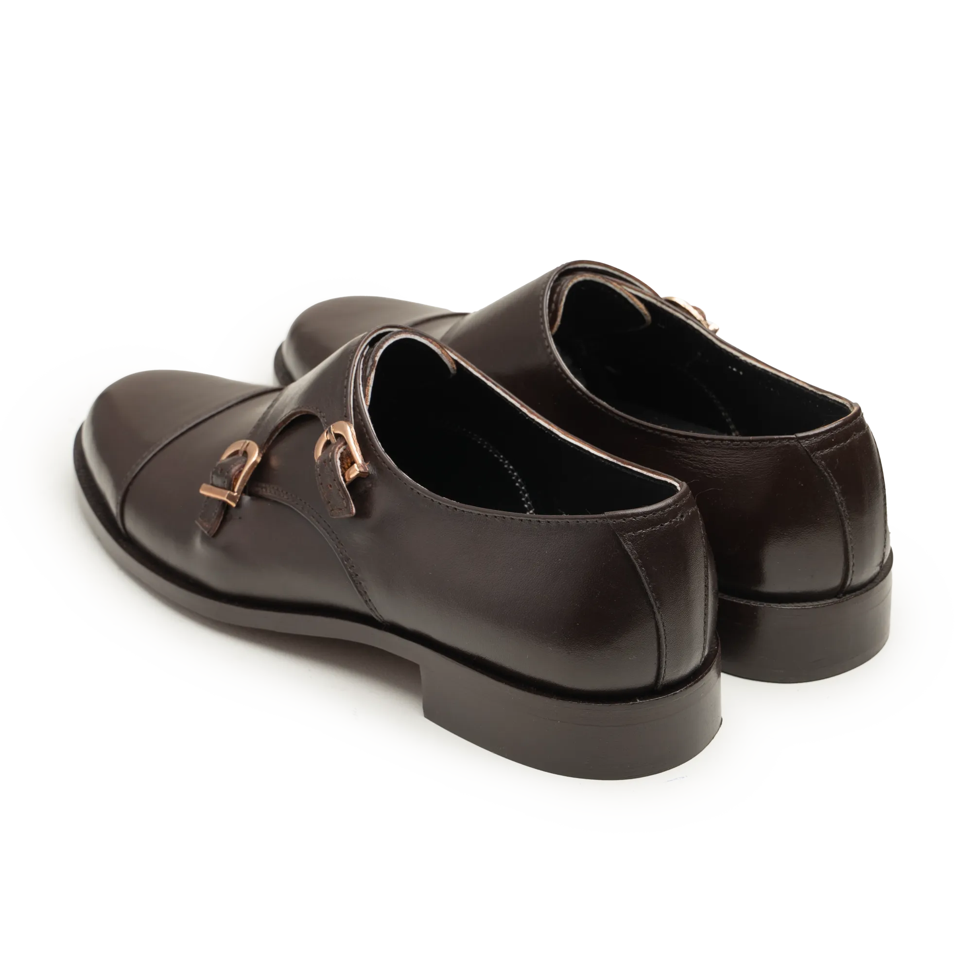 Double Monk Straps - 063P BRN