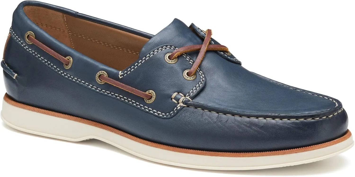 Johnston & Murphy Mens Monaco Boat and Deck Shoes, Mens Slip On Shoes, Moccasins for Men
