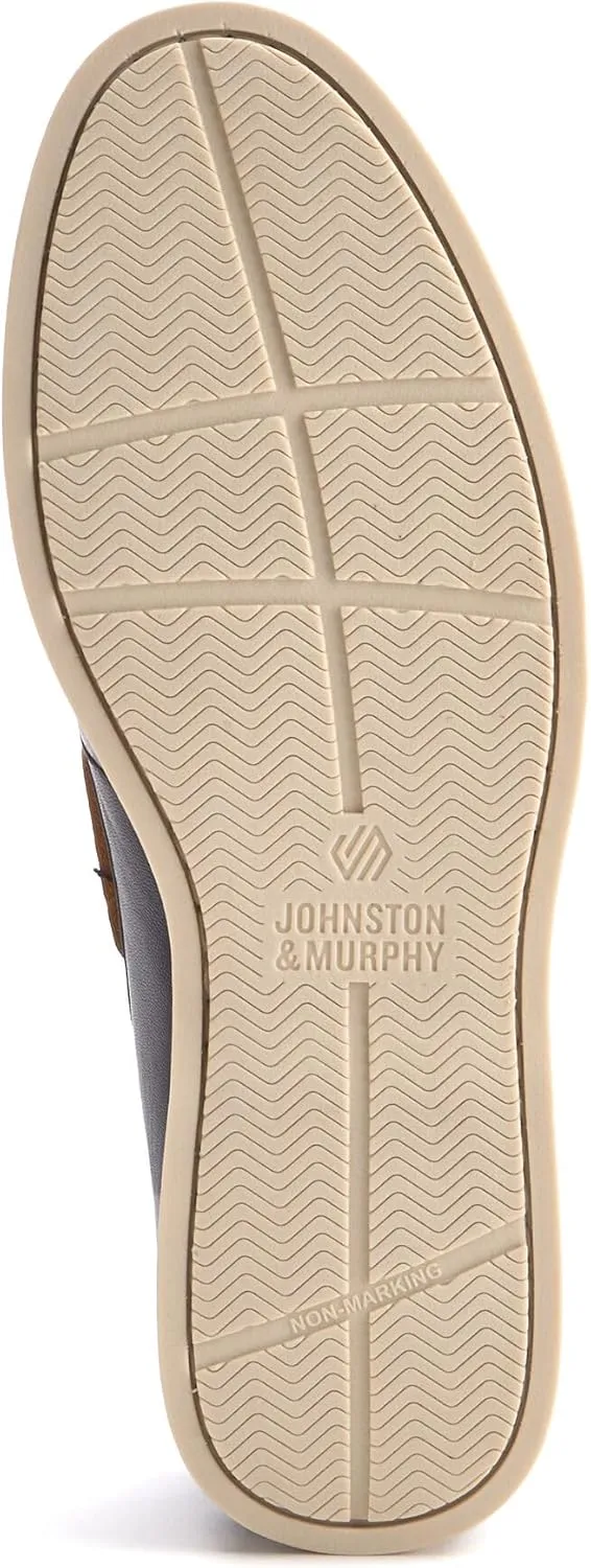 Johnston & Murphy Mens Monaco Boat and Deck Shoes, Mens Slip On Shoes, Moccasins for Men