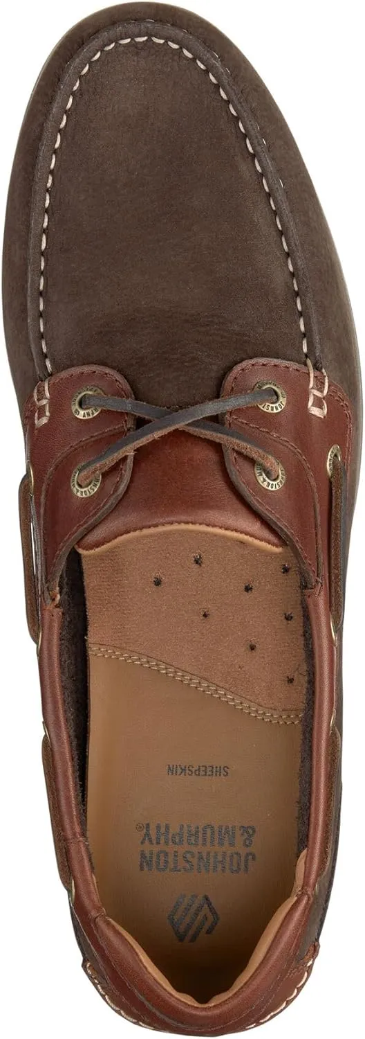 Johnston & Murphy Mens Ventura Boat and Deck Shoes, Mens Slip On Shoes, Moccasins for Men