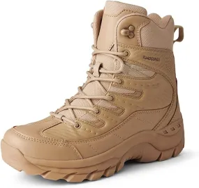 Kervaky Men's Tactical Boots Military Boots Lightweight Outdoor Boots Hiking Boots