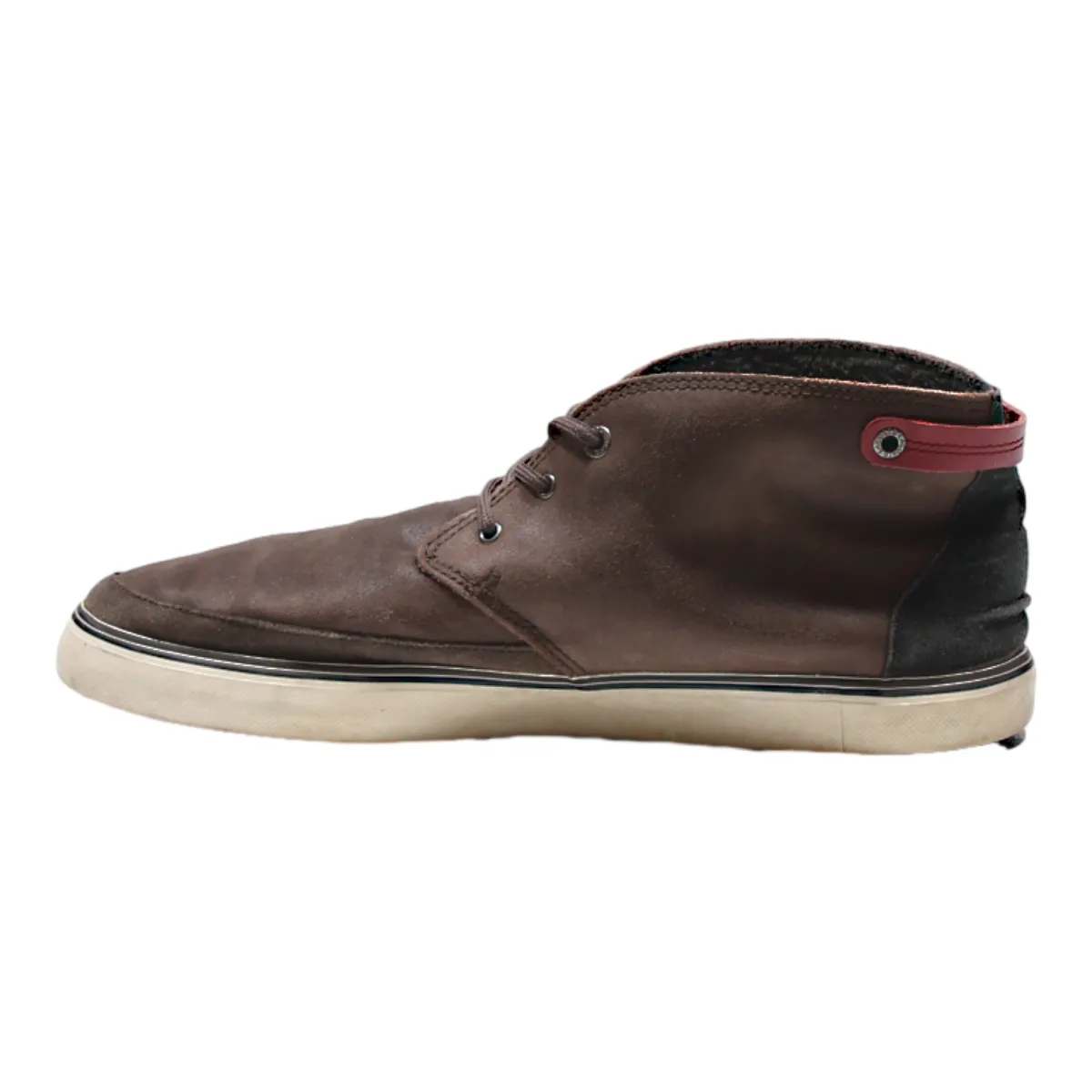 LACOSTE Chukka Boots Brown Leather Mens UK 10.5