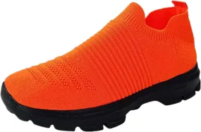 Ladmiple Walking Shoes Women Slip On Comfortable Women's Lightweight Walking Shoes - Slip On Breathable Tennis Shoes Memory Foam Athletic Casual Sneakers for Running Gym Workout