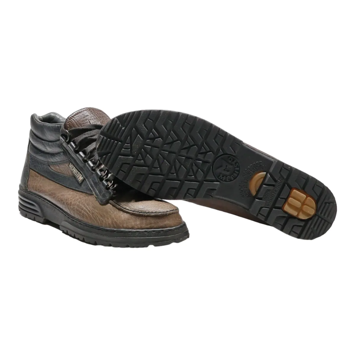 MEPHISTO Chukka Boots Brown Leather Mens UK 7.5