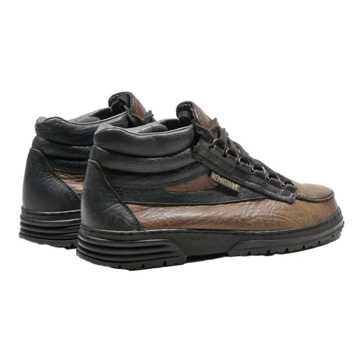 MEPHISTO Chukka Boots Brown Leather Mens UK 7.5