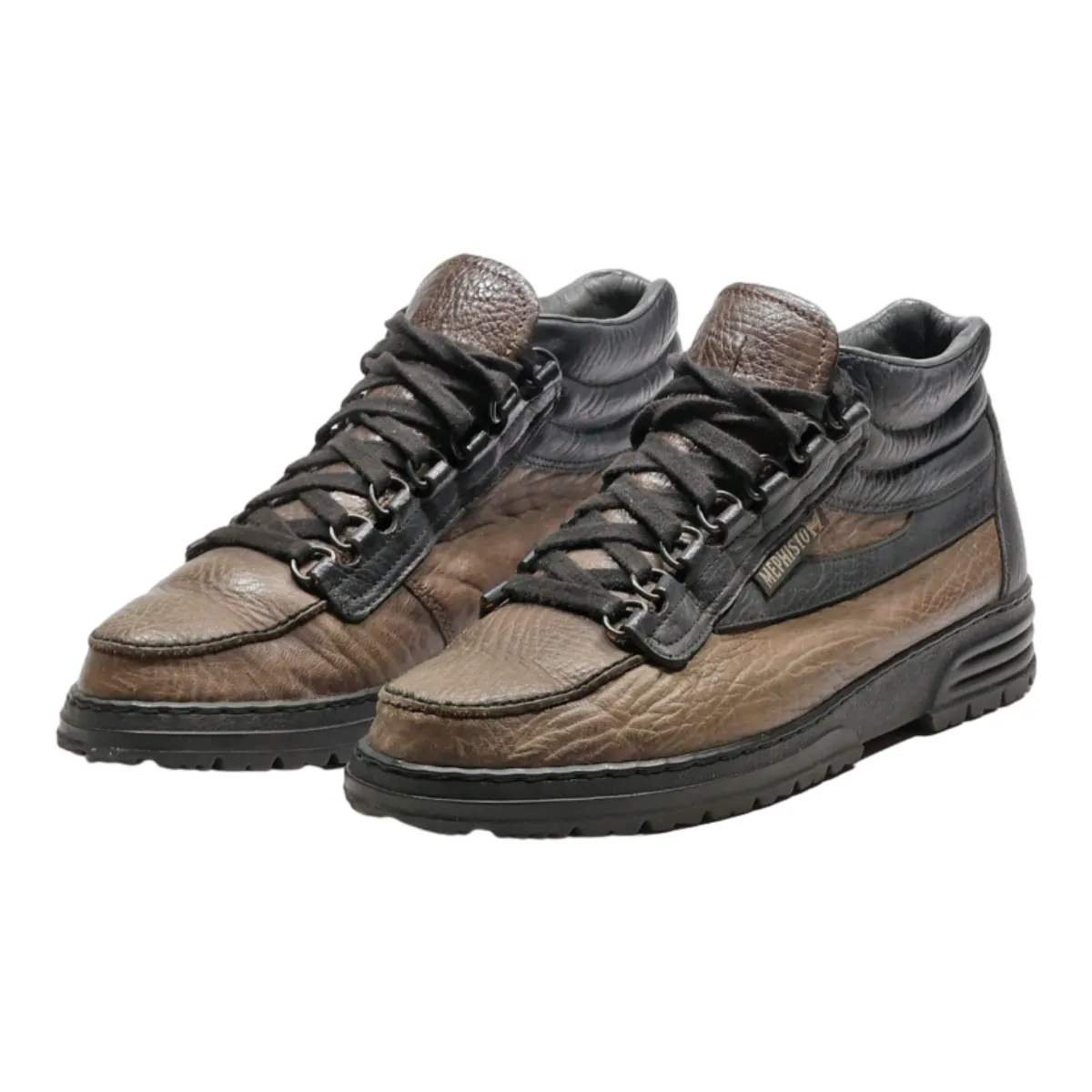 MEPHISTO Chukka Boots Brown Leather Mens UK 7.5