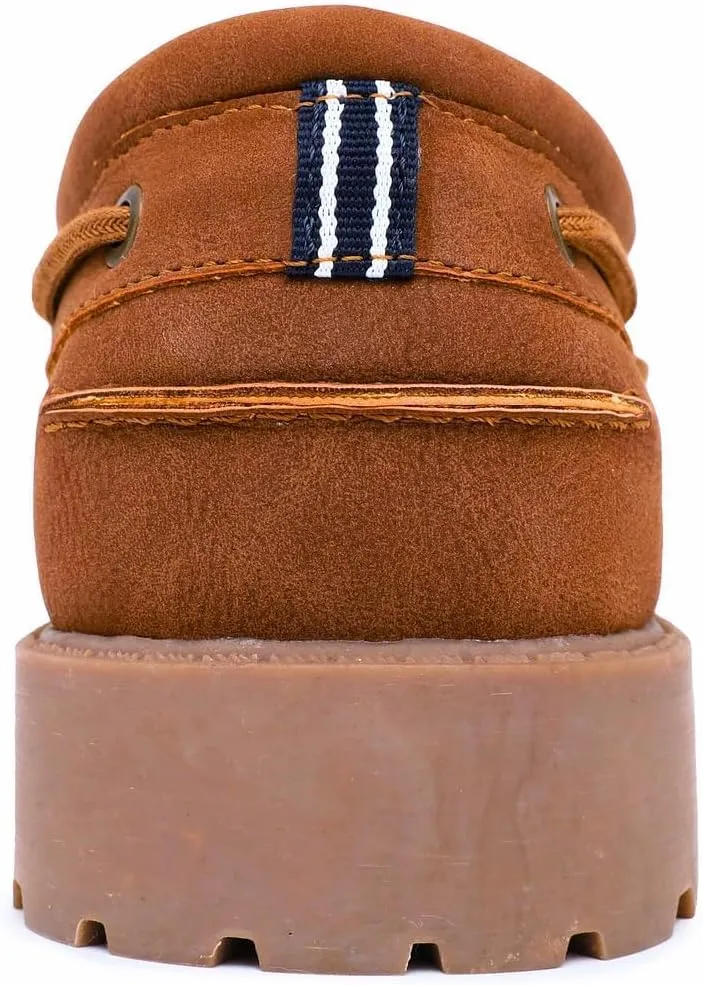 Nautica Men's Dress Boat Shoe, Casual Loafer Lace-Up Fashion Sneaker with Cushioned Insole – Comfortable, Lightweight and Durable