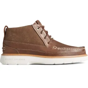 Sperry Mens Authentic Original Plushwave Lug Chukka Boots-  Brown