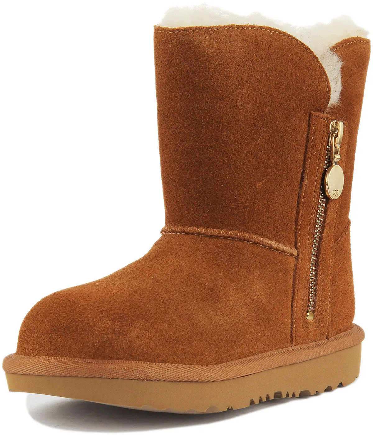 Ugg Australia Bailey Boots In Chestnut For Kids