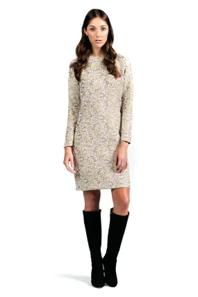Versatile Long-Sleeve Shift Dress for All Seasons