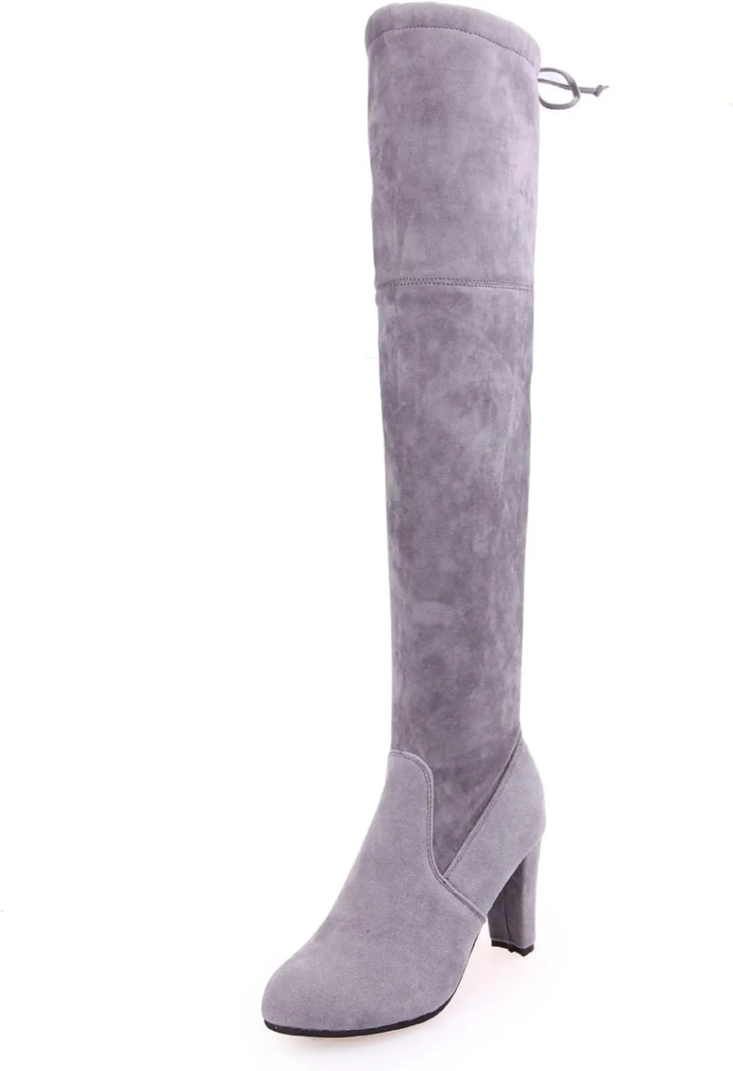 Women's Over The Knee Thigh High Chunky Heel Boots Pointed Toe High Heel Long Stretch Sexy Fall Winter Boots
